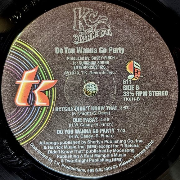 KC & The Sunshine Band – Do You Wanna Go Party - gatefold - Vinyl, 12" - 33 RPM - Picture 6 of 7